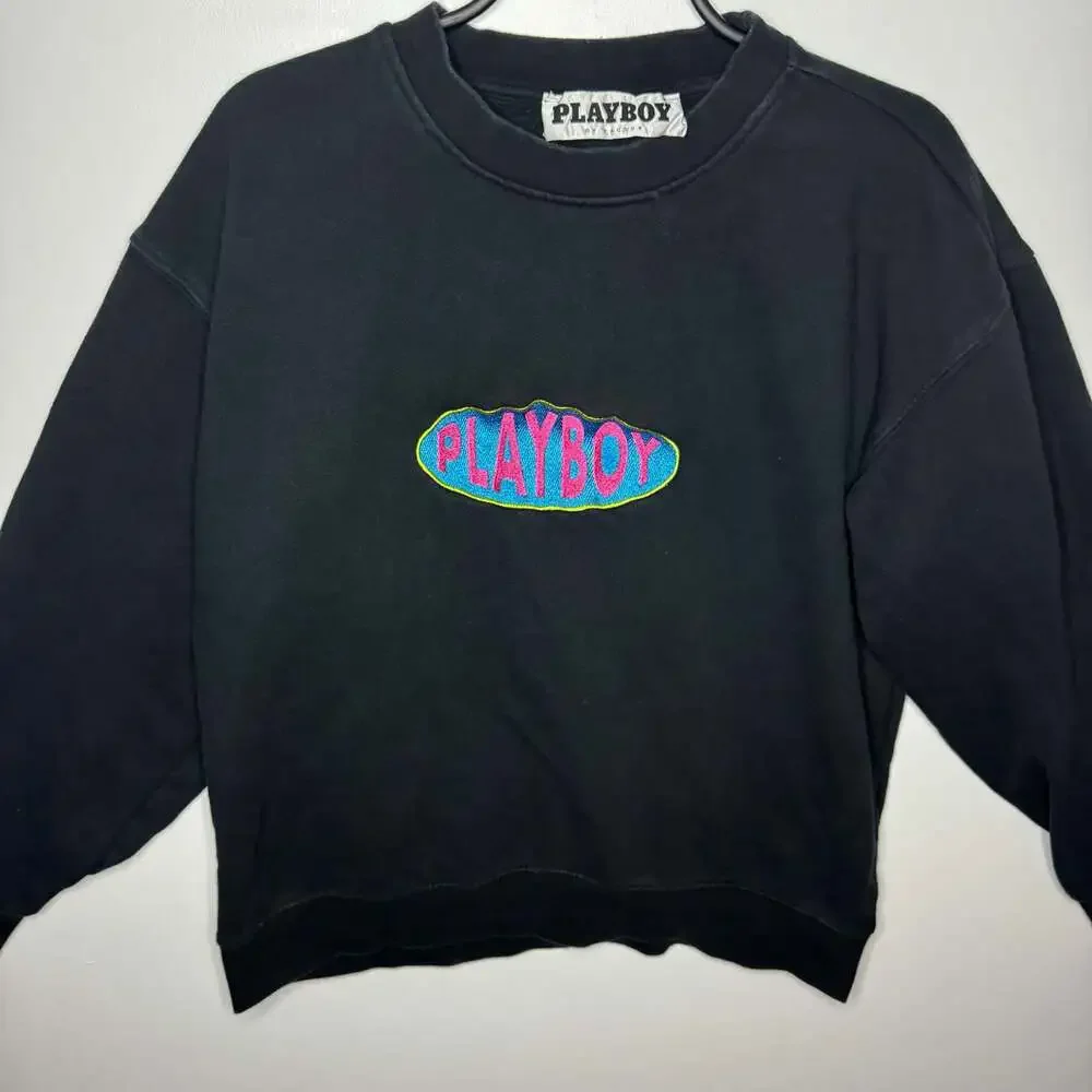 PLAYBOY x PacSun Private Party Embroidered Mens Large Crew Neck Sweatshirt